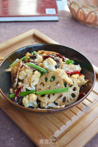 香锅素什锦 ——自炒酱料味更香的做法