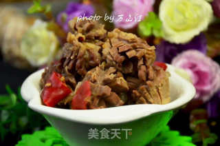 盐水肫花的做法