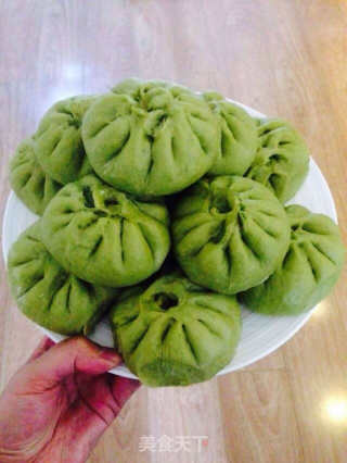 翡翠鲜肉包的做法