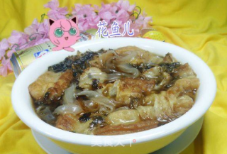 梅干菜油条粉皮汤的做法