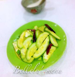 酸辣笋瓜片的做法