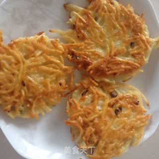 土豆丝饼的做法