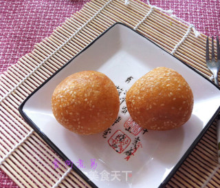 红薯芝麻球的做法