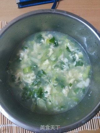 小白菜鸡蛋汤的做法