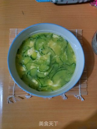黄瓜片鸡蛋汤的做法