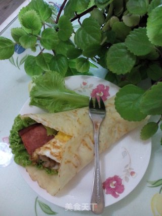 牛奶蛋饼卷的做法