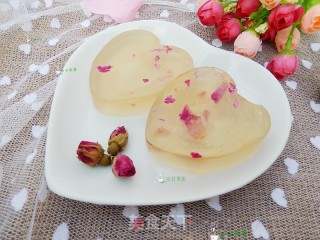 玫瑰花凉粉的做法