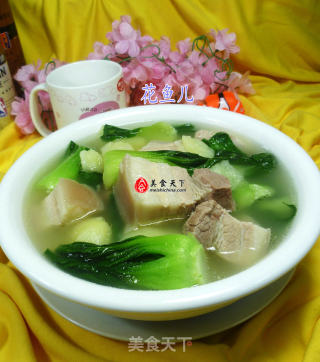青菜五花肉土豆汤的做法