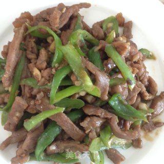 青椒炒牛肉的做法