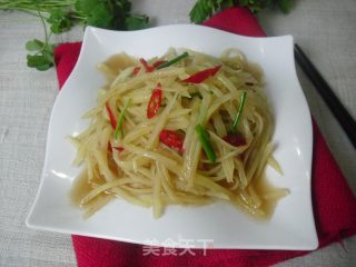 酸辣土豆丝的做法