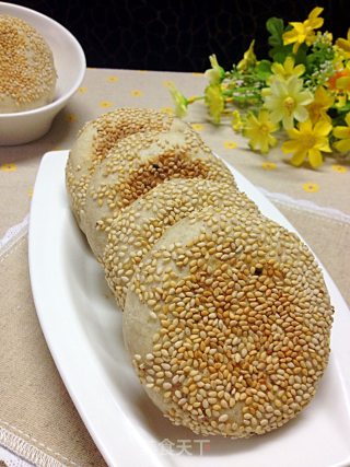 椒盐芝麻小烧饼的做法