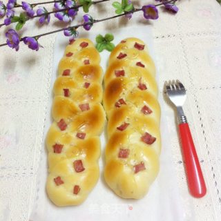 培根辫子面包的做法