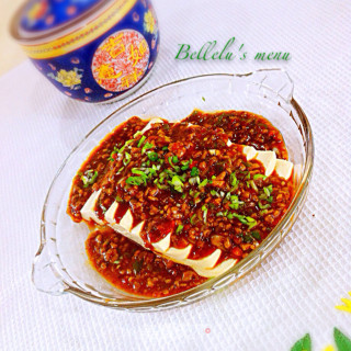 豉汁肉末蒸豆腐的做法