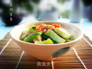 海米爆丝瓜的做法