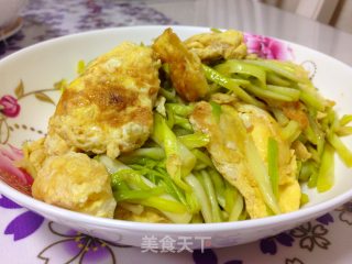 韭黄炒鸡蛋的做法