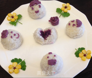 紫薯米饭团