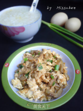 榨菜炒鸡蛋的做法
