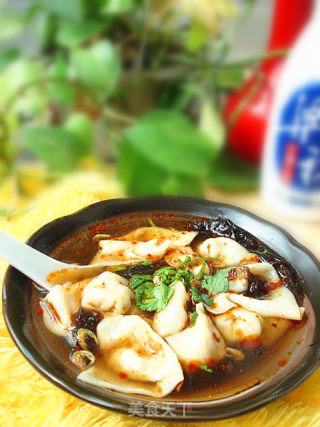 酸辣鲜肉馄饨