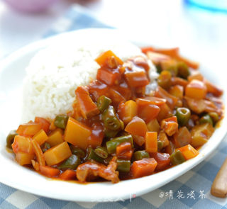 时蔬鸡肉饭的做法