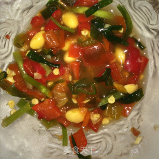 黄豆辣椒下饭菜的做法