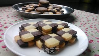 双色小棋格饼干的做法