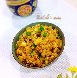 茄汁蛋炒饭的做法