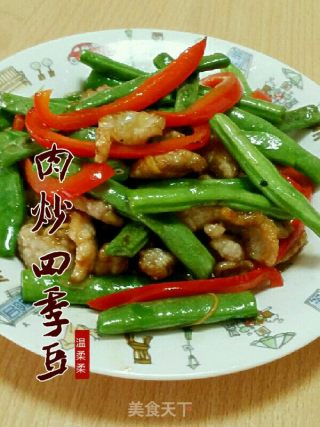 肉炒四季豆的做法