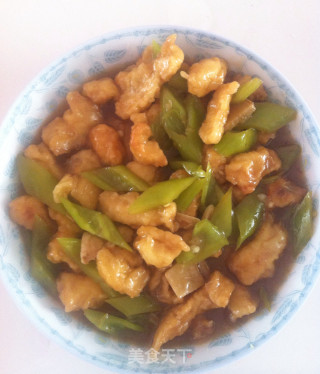 溜肌肉煅的做法