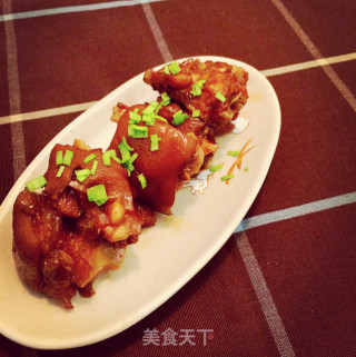腐乳猪蹄的做法