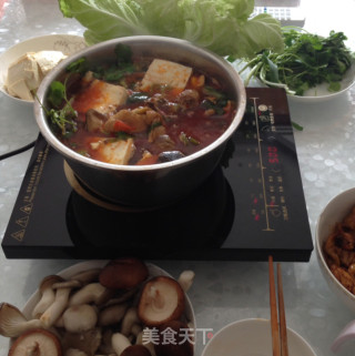 辣子鸡火锅的做法