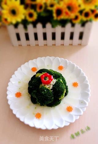 蒜蓉西兰花的做法