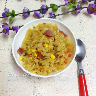咖喱炒饭的做法