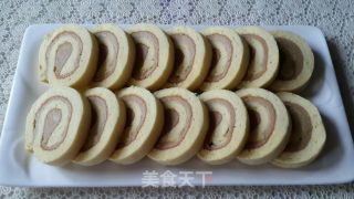 咖啡蛋黄霜蛋糕卷的做法