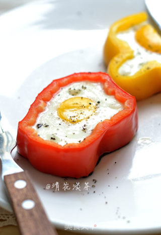 彩椒煎蛋的做法