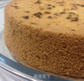 坚果葡萄干戚风的做法
