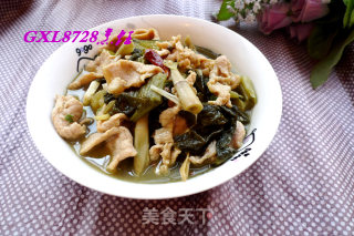 酸菜嫩笋肉片的做法