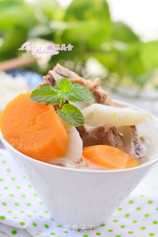 秋季抗燥汤饮----扁骨煲山药的做法