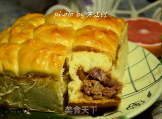 烤卤肉包的做法
