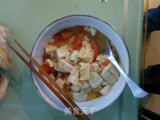 嫩豆腐西红柿的做法