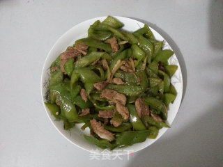 尖椒炒肉片的做法