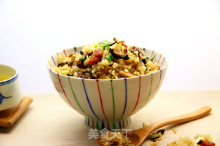 香菇腊味饭的做法