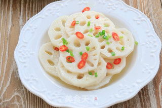 油泼藕片的做法