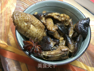香菇焖鸡的做法