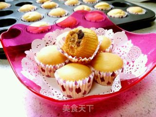 蜜豆小蛋糕的做法
