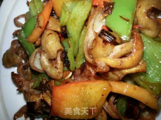 干煸肥肠的做法