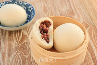 红薯红豆豆沙包的做法