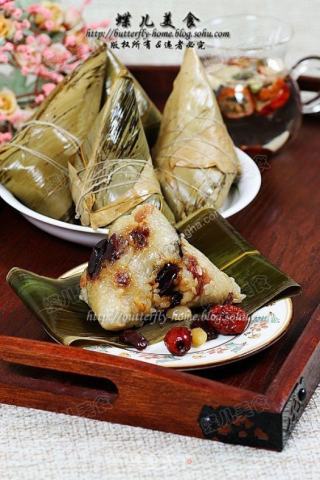 蜜豆小枣什锦粽子