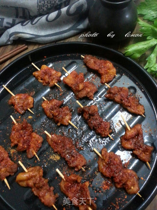 烤爸爸--牙签羊肉的做法