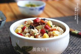 让人食欲大开的焖饭——培根三丁焖饭的做法