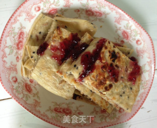 麦香果仁鸡蛋薄饼的做法